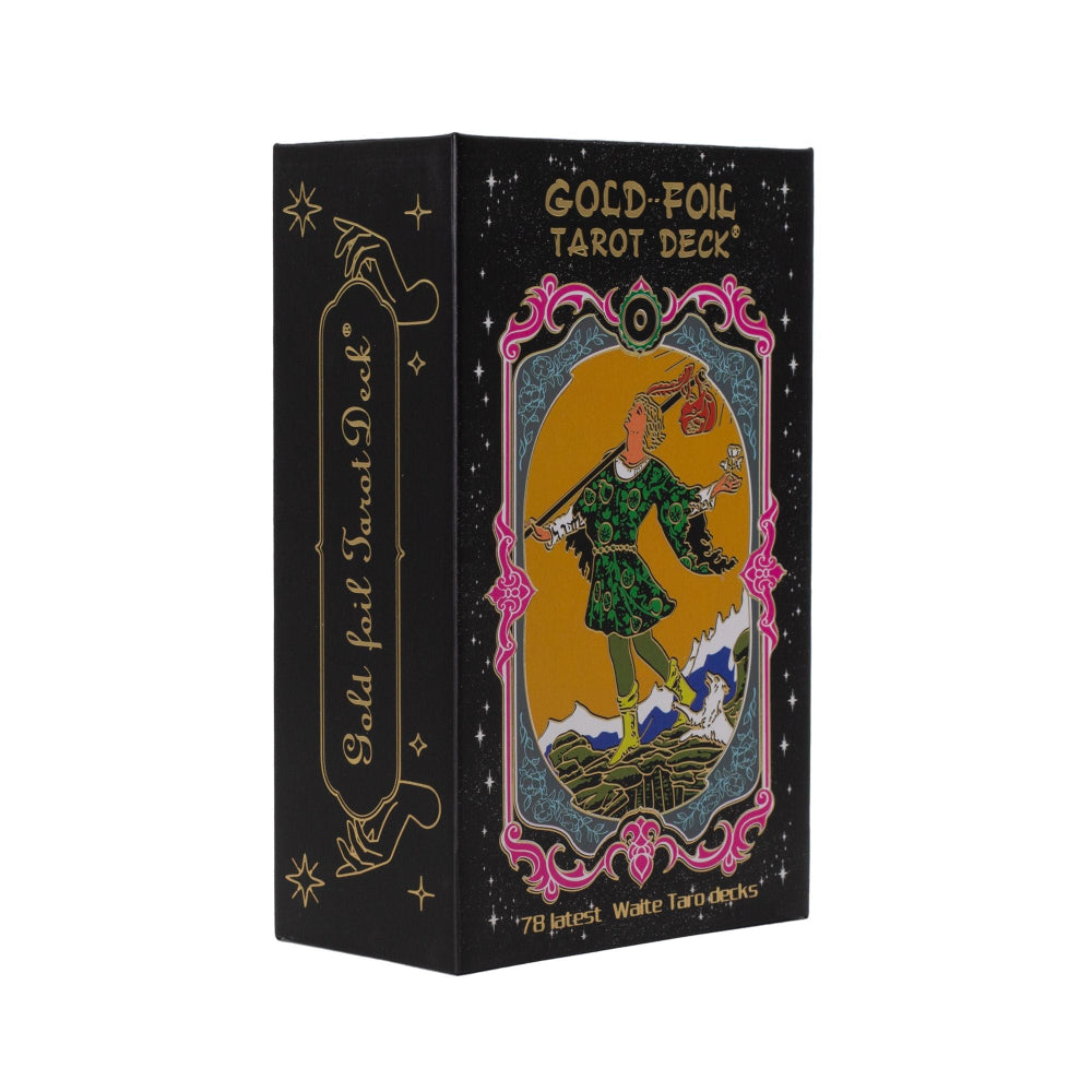Gold Foil Tarot Card Set - with booklet