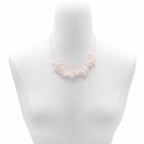 Rose Quartz Longstone Gem Necklace