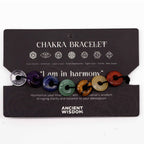 Mini Donuts Chakra String Bracelet