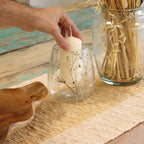 The Botanist's Vessel — Pressed Botanical Candle Holder