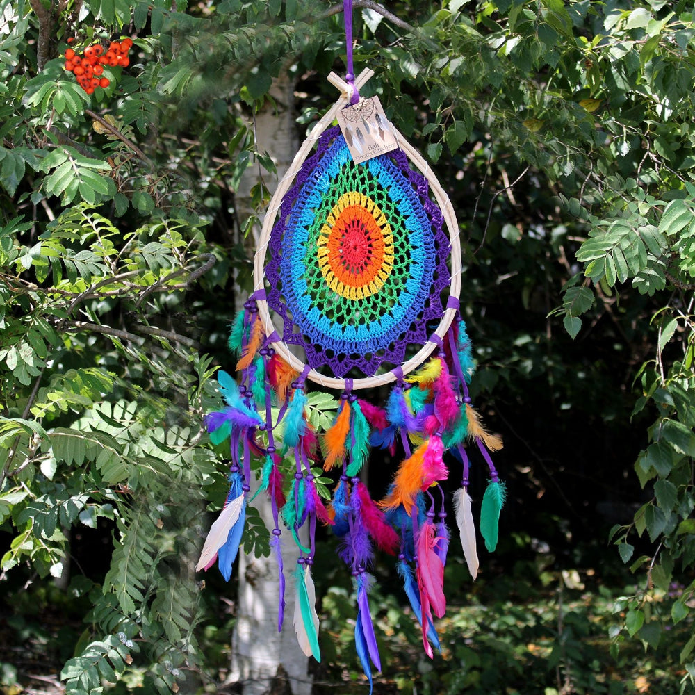 Multi Teardrop Bali Dreamcatcher Large