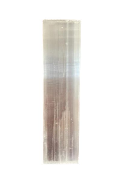 Selenite Flat Bar Charging Plate 15cm | Plain