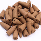 Sandalwood & Vanilla Masala Backflow Incense Cones - Aromatika