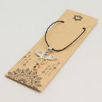 Indian Devotional Pendant - Silver Plated (45cm Cord)- Angel Chakra