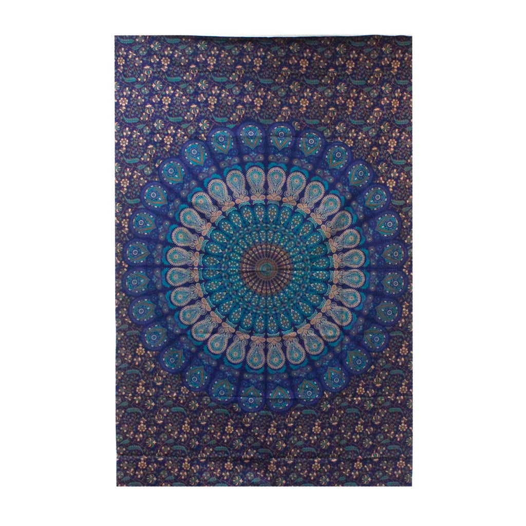 Classic Mandala Double Cotton Bedspread Wall Hanging
