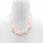 Rose Quartz Longstone Gem Necklace