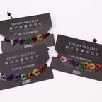 Mini Donuts Chakra String Bracelet
