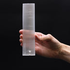 Selenite Flat Bar Charging Plate 15cm | Plain
