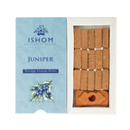 Pack of 15 Natural Incense Smudge Bricks and Burner - Juniper