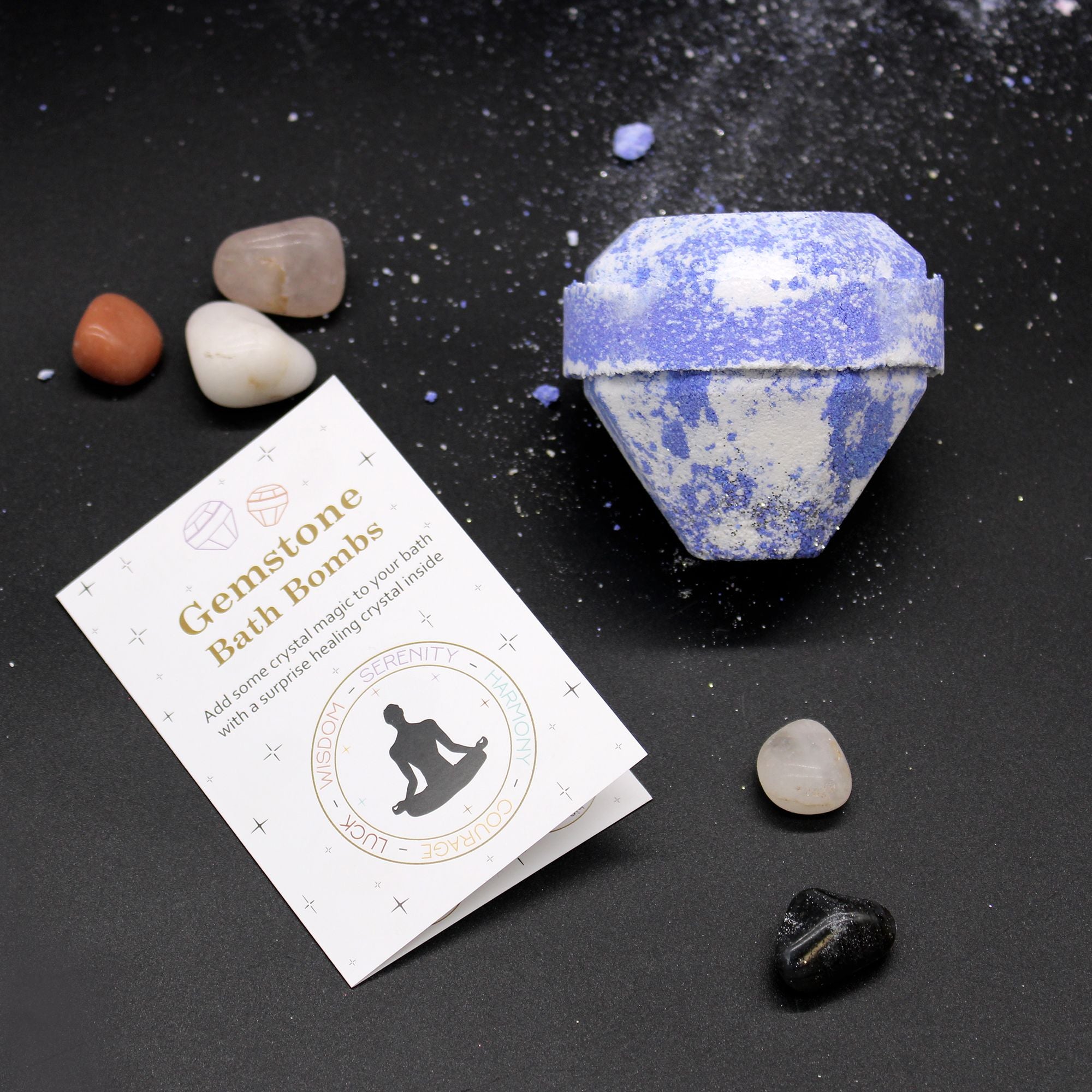 Raspberry & Pomegranate Gemstone Bath Bomb