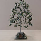 Moss Agate Gemstone Tree with Organite Base - 320 Stone