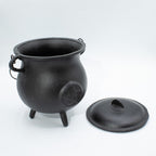 Extra Huge Cast Iron Cauldron with Pentagon
