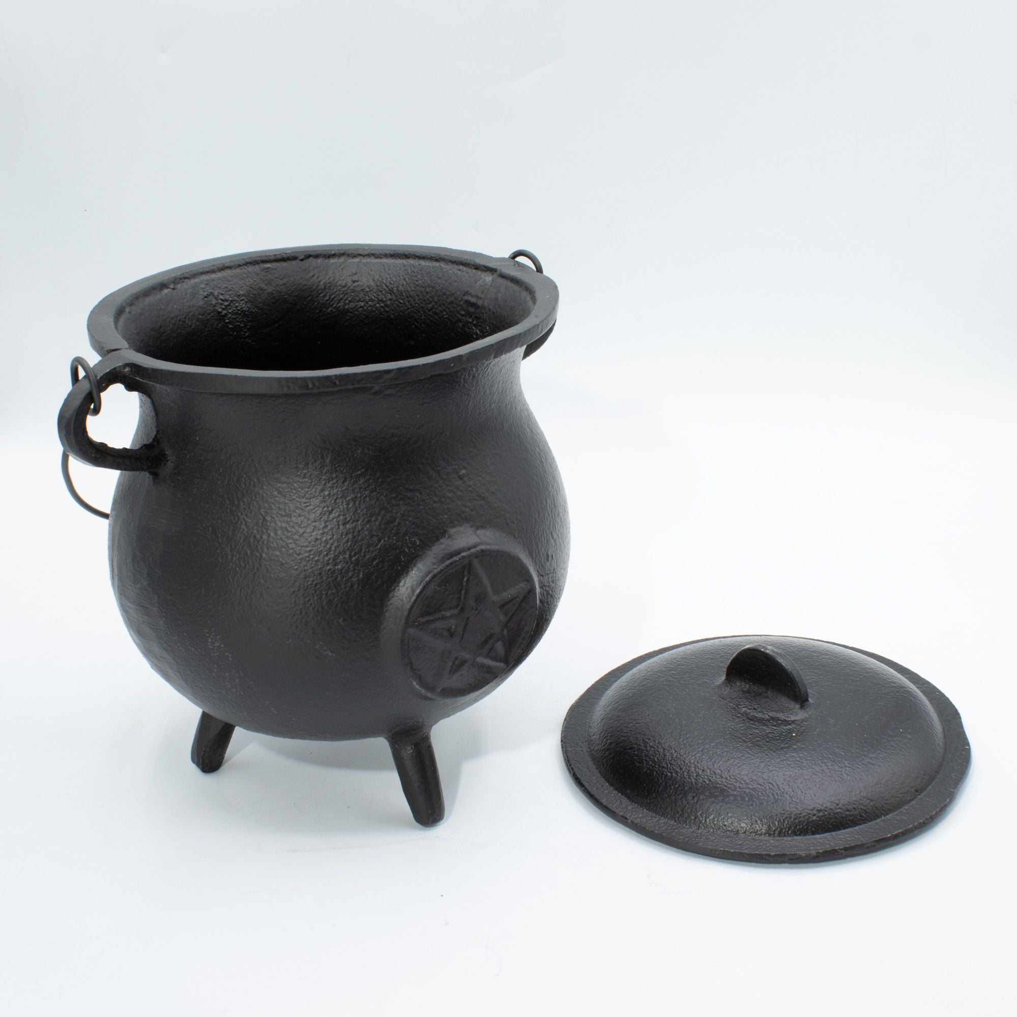 Extra Huge Cast Iron Cauldron with Pentagon