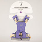 Dog Step-In Guardian Harness with Reflective Mesh & Amethyst Charm - Lavender - Small (4-8kg)