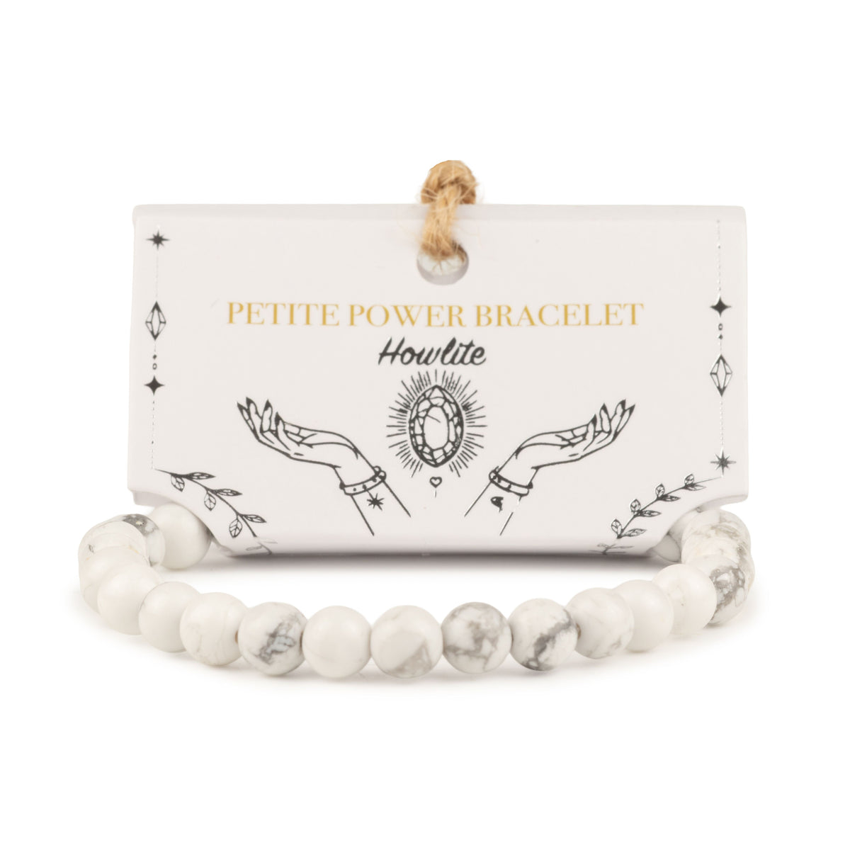 Howlite Petite Power Bracelet