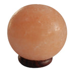 Big Wooden Base Salt Lamp Ball