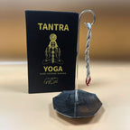 Tantra Yoga Rope Incense and Silver Plated Holder Set