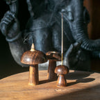Set of 3 Mini Incense Mushrooms