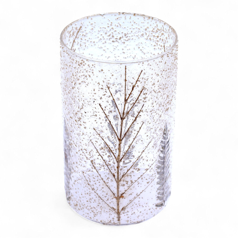 The Forest Tower — Pressed Leaf Pillar Holder