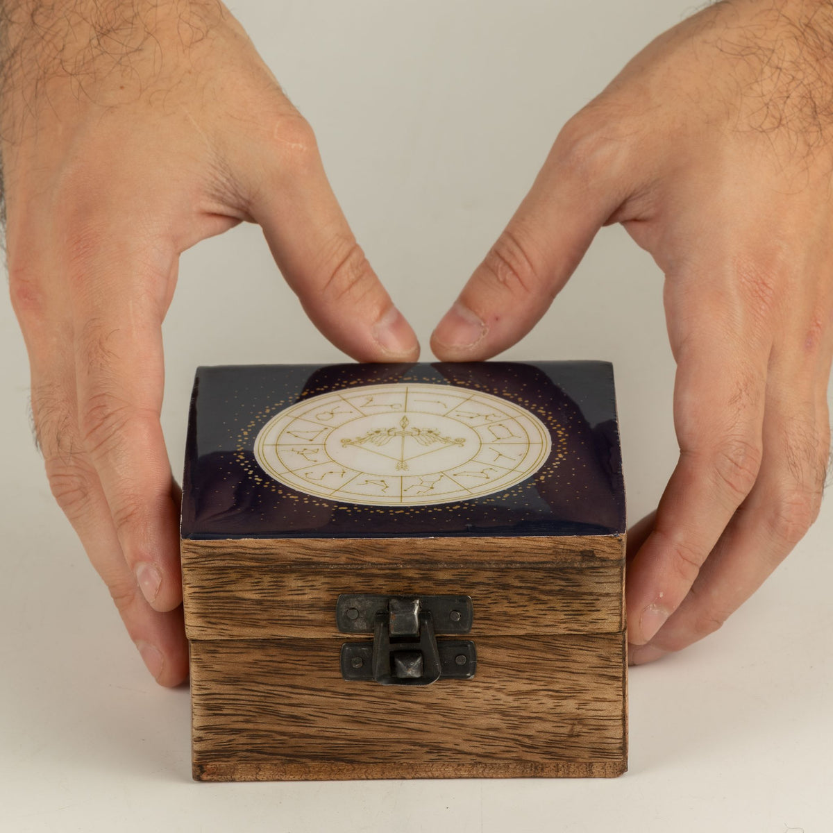 Sagittarius Small Enamelled Keepsake Box