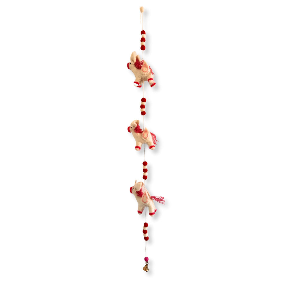 Unicorns Felt Wall Hanging