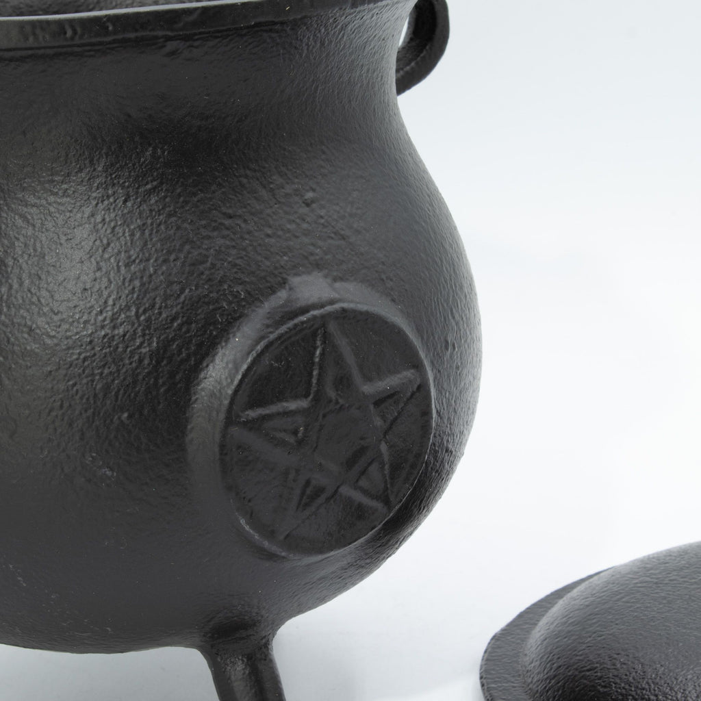 Extra Huge Cast Iron Cauldron with Pentagon