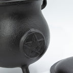 Extra Huge Cast Iron Cauldron with Pentagon