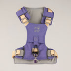 Dog Step-In Guardian Harness with Reflective Mesh & Amethyst Charm - Lavender - Small (4-8kg)