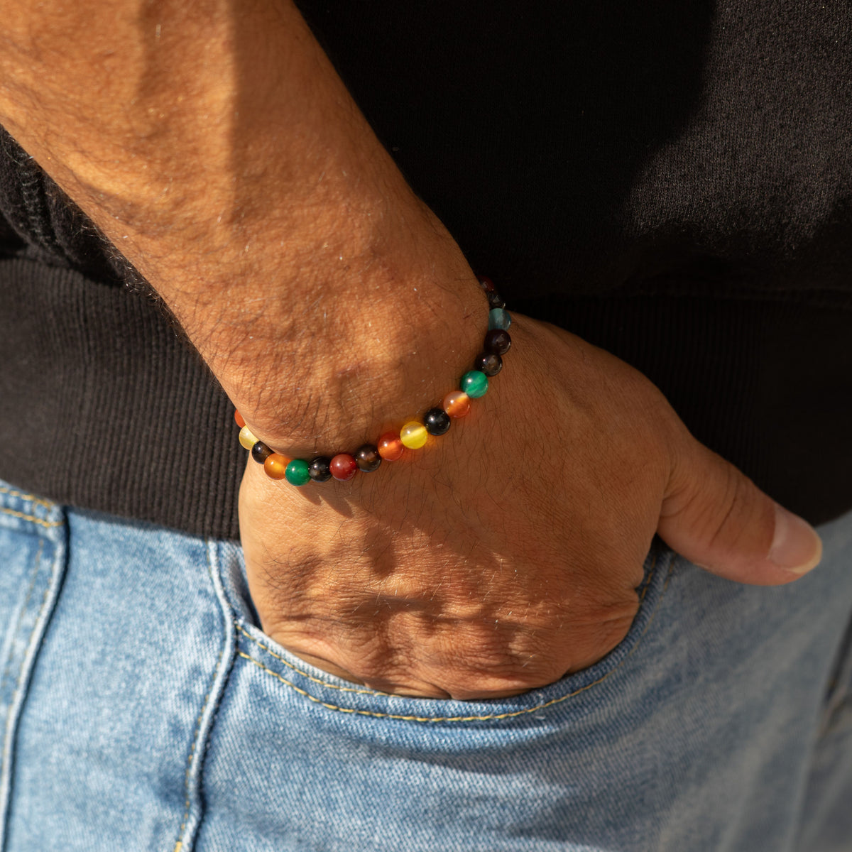 Rainbow Jade Petite Power Bracelet