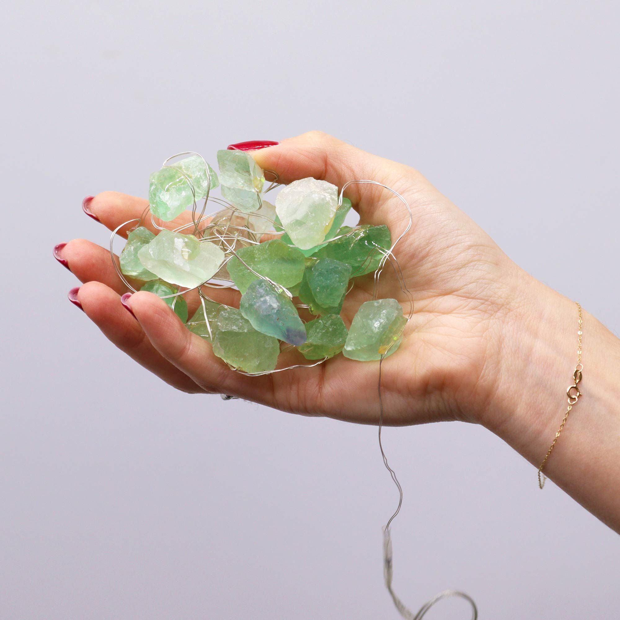 Crystal Jade Gemstone Enchantment Lights