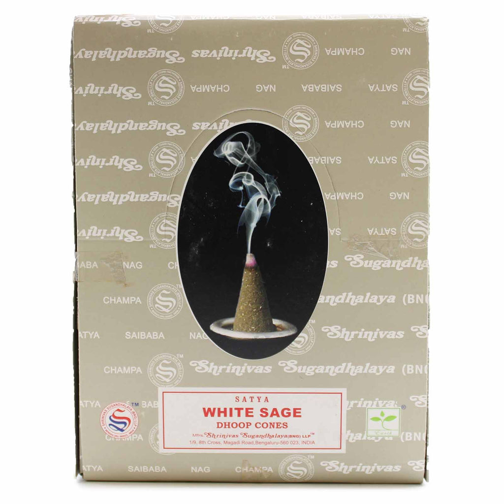 White Sage Dhoop Incense Cones