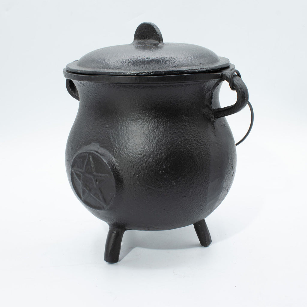 Extra Huge Cast Iron Cauldron with Pentagon
