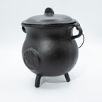 Extra Huge Cast Iron Cauldron with Pentagon