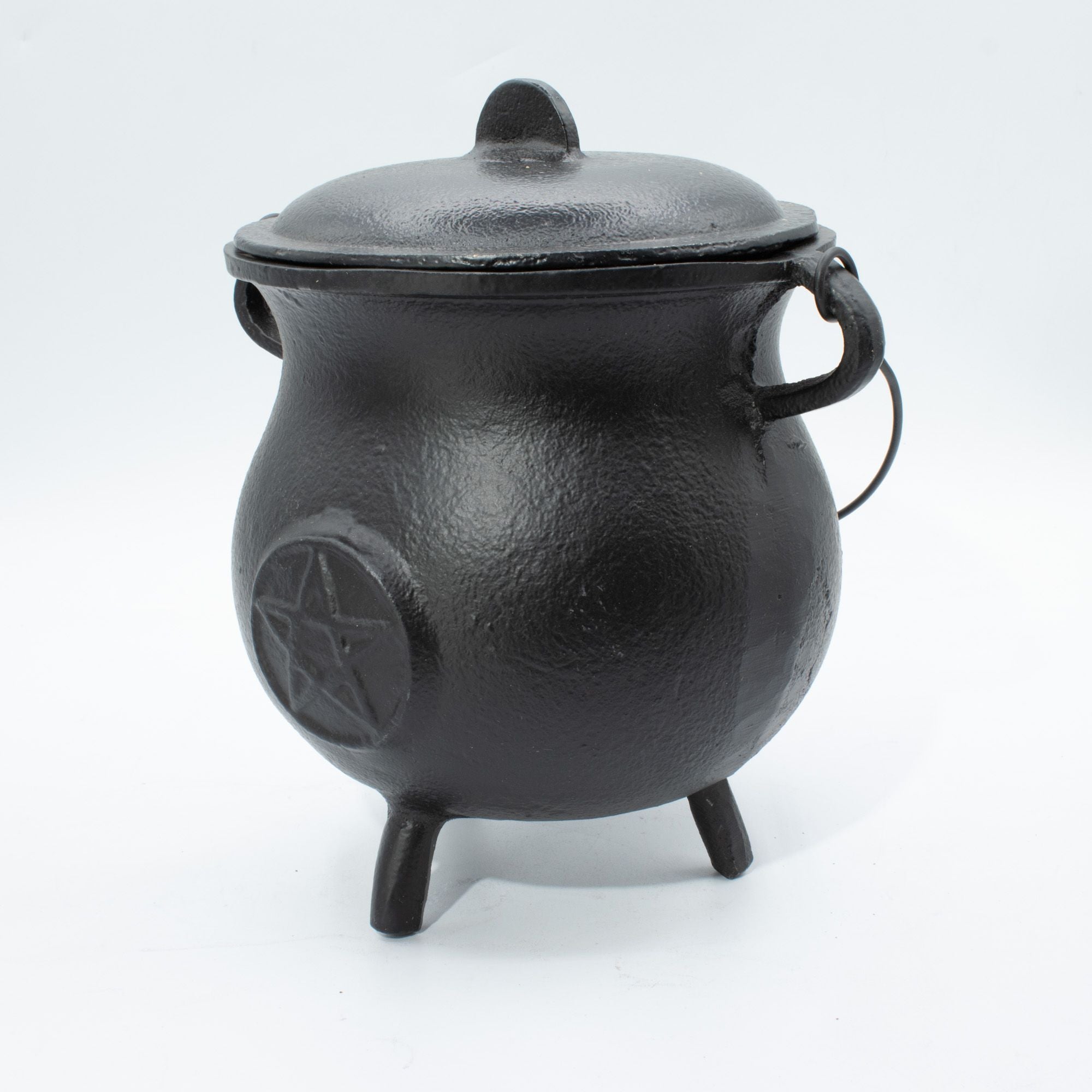 Extra Huge Cast Iron Cauldron with Pentagon