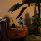The Lava Egg DriftGlow Lamp | Grey Crackle