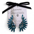 The Labradorite Nymph — Angel Wing Earrings