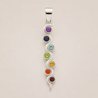 Snake Chakra Pendant | Silver Plated | 45cm Cord