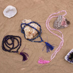 108 Bead Mala Necklace - Rose Quartz