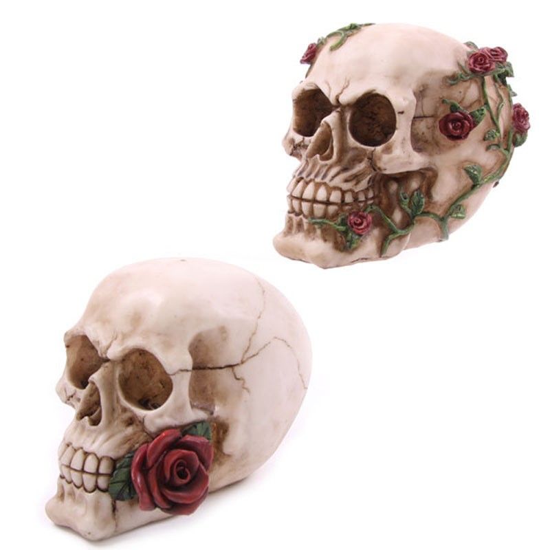 Skull with Roses Random Design