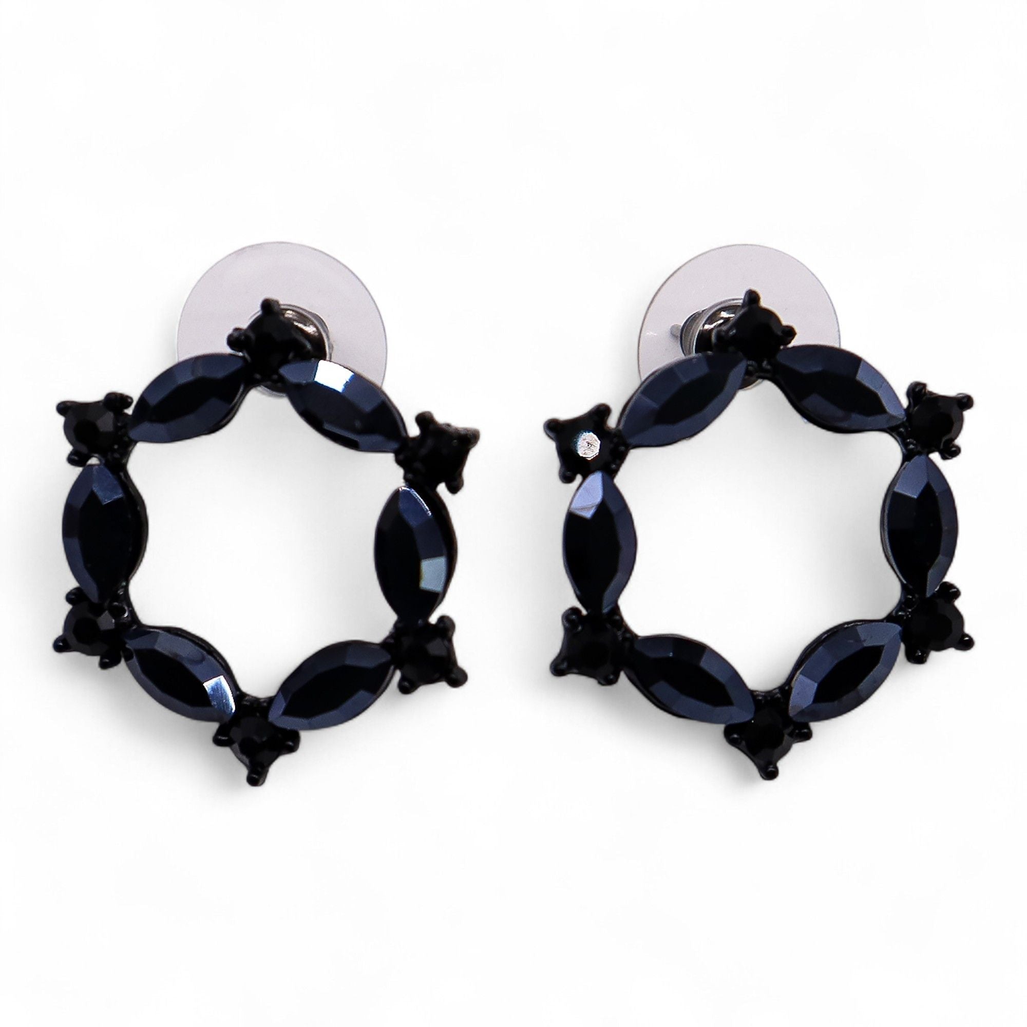 The Jet Nymph — Loop Earrings
