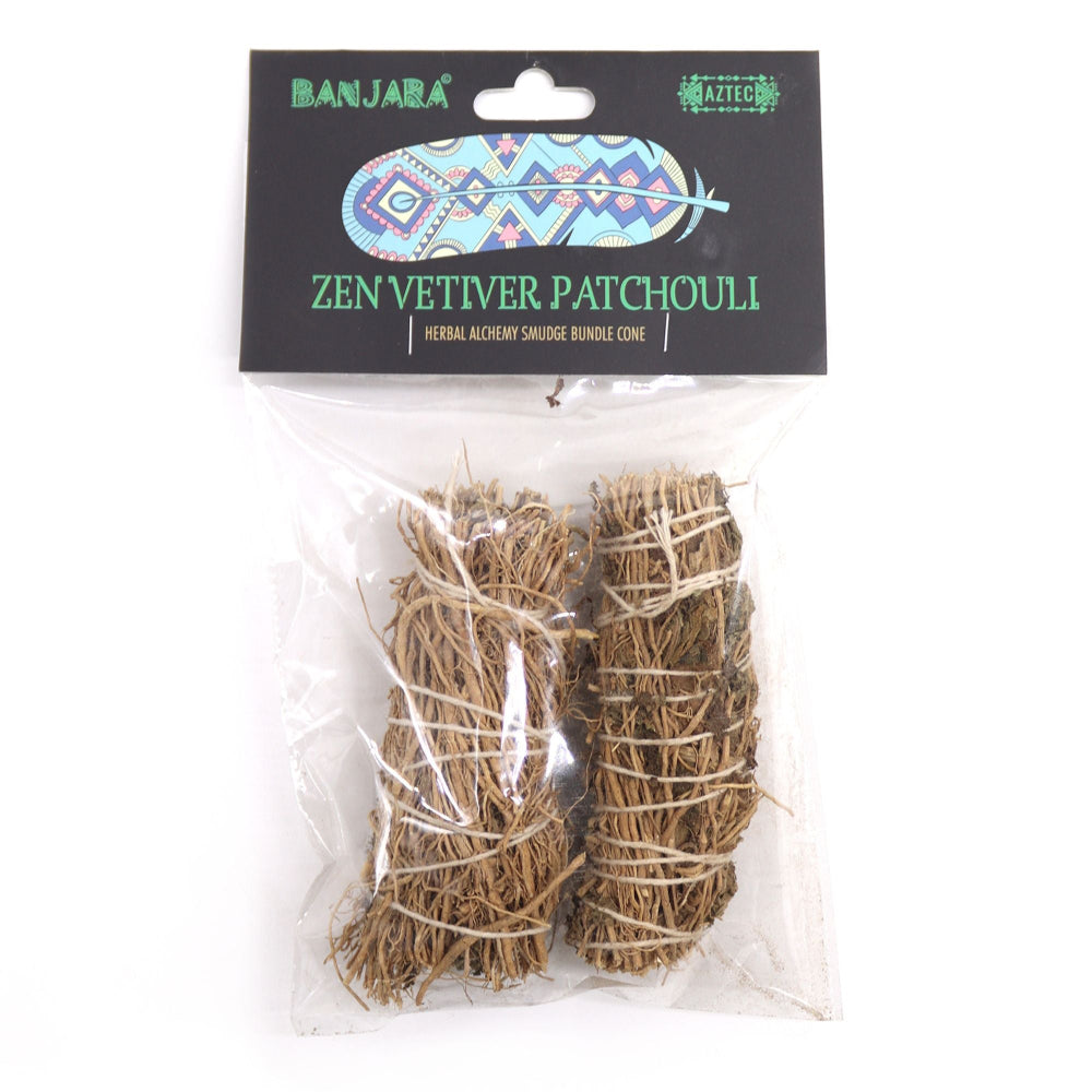 Banjara Vetiver & Patchouli Smudge Sticks