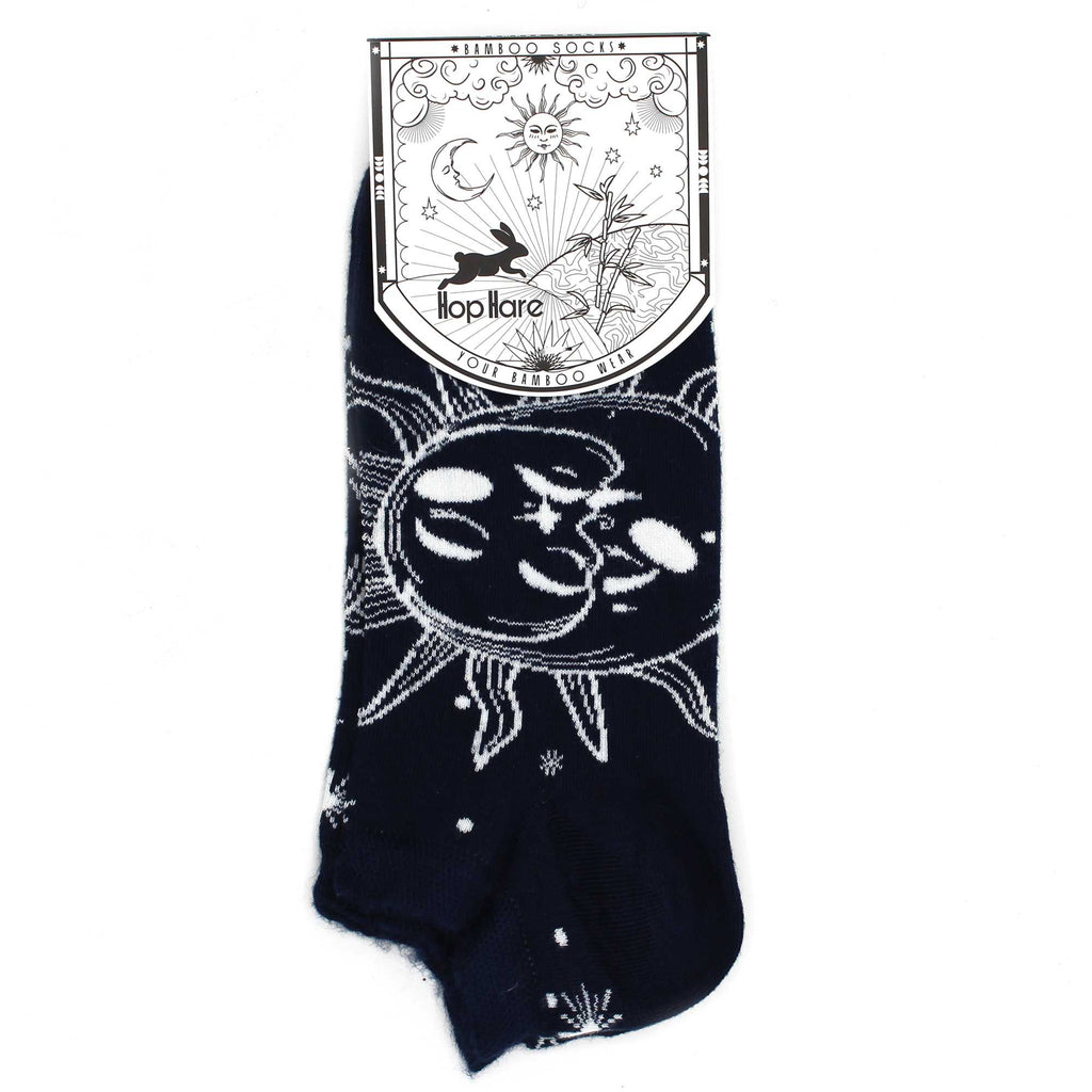 Hop Hare Bamboo Socks Low | Sun & Moon | UK 3.5–6.5