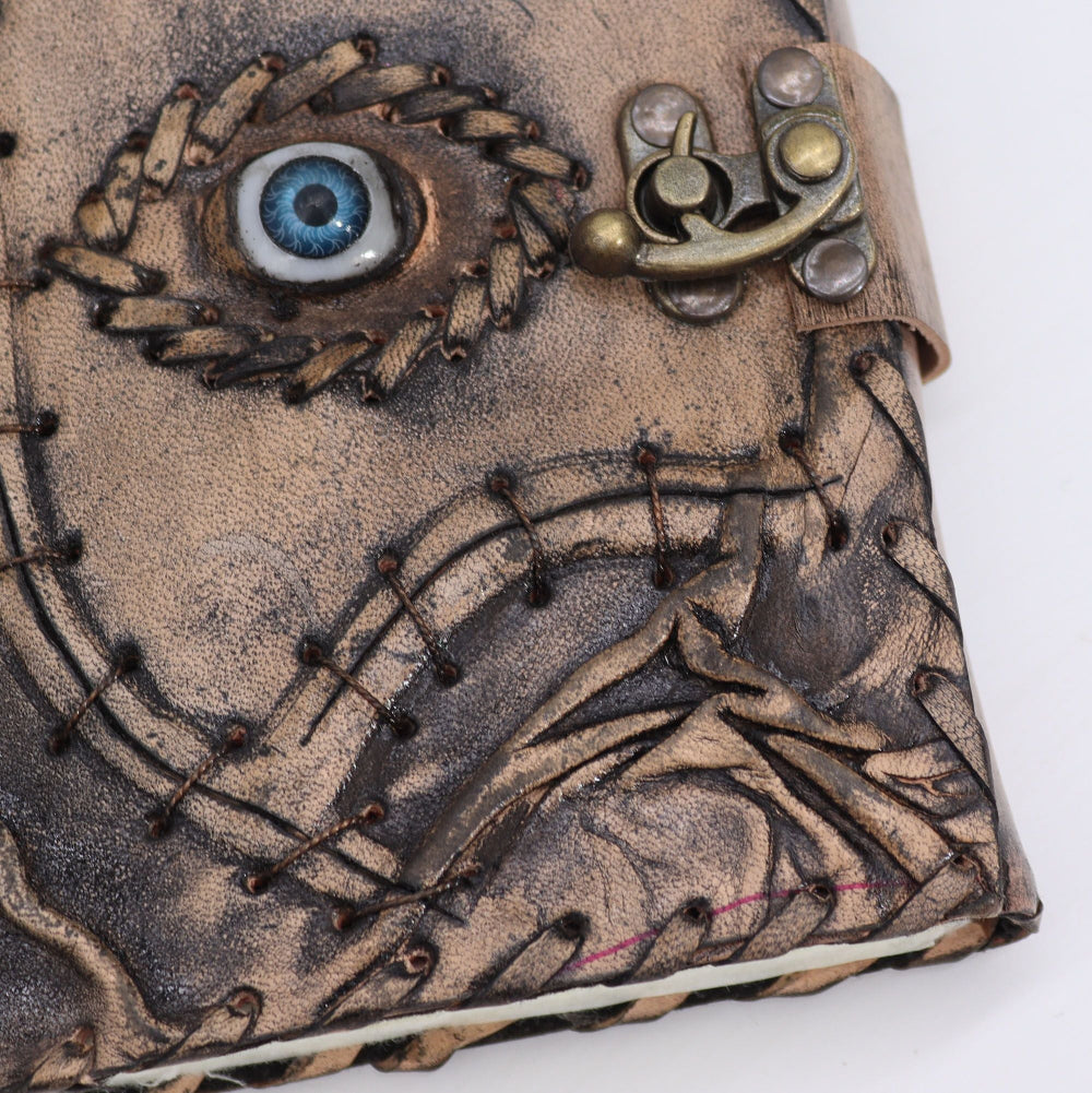 Evil Eye Decor Brown Tan Book