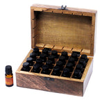 Mango Wood Aromatherapy Box for 24 Bottles