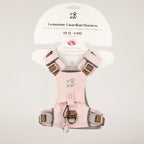 Dog Step-In Guardian Harness with Reflective Mesh & Rose Quartz Charm - Soft Pink - Extra Small (2-4kg)