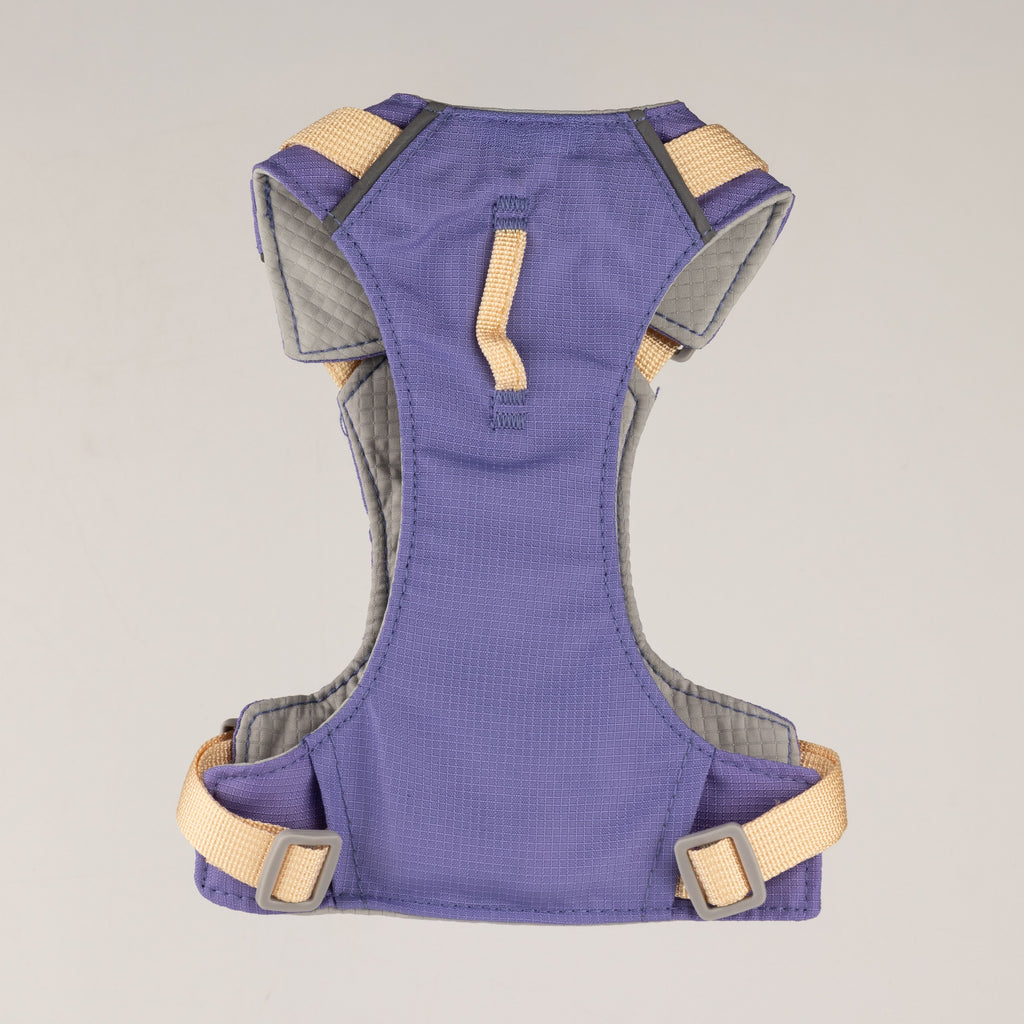 Dog Step-In Guardian Harness with Reflective Mesh & Amethyst Charm - Lavender - Small (4-8kg)
