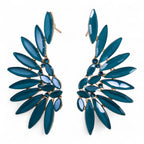 The Labradorite Nymph — Angel Wing Earrings