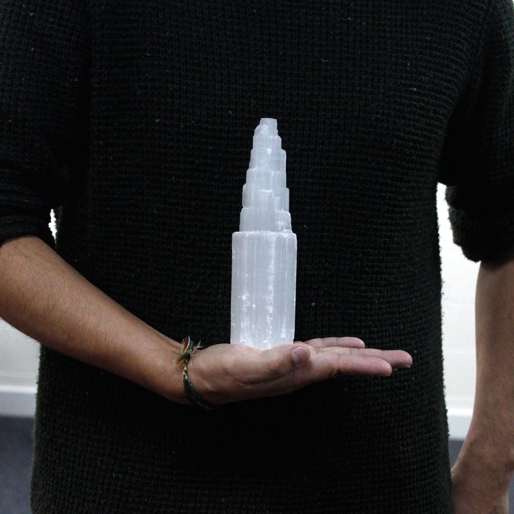 Natural Selenite Tower 20 cm
