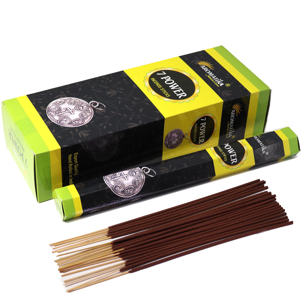 7 Powers Charcoal-Free Hex Incense Sticks - Aromatika