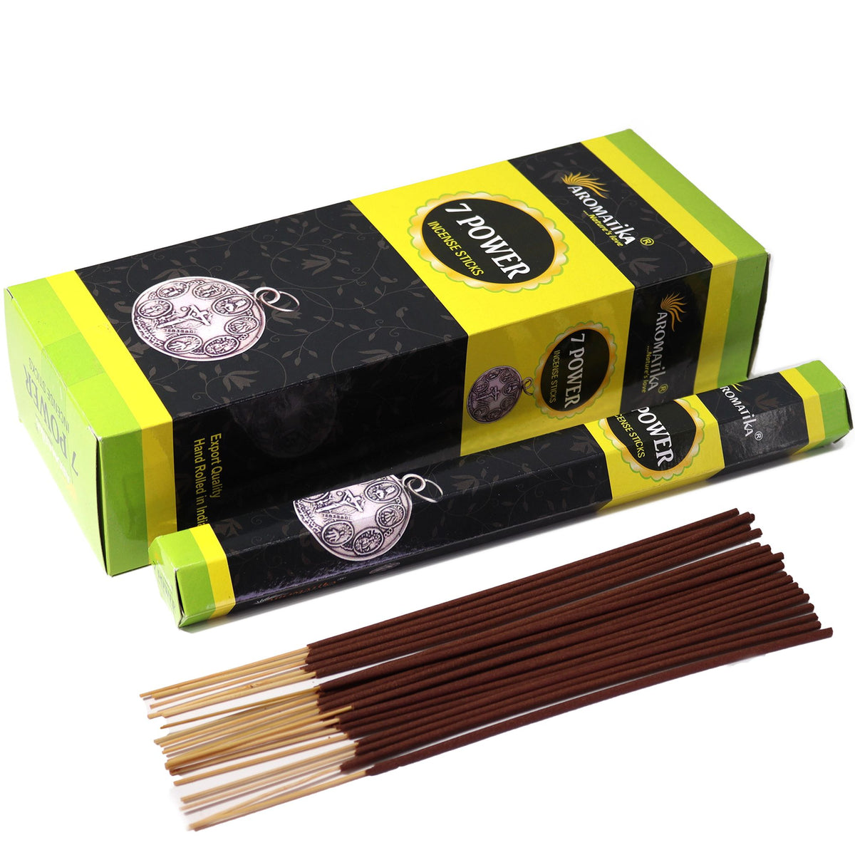 7 Powers Charcoal-Free Hex Incense Sticks - Aromatika